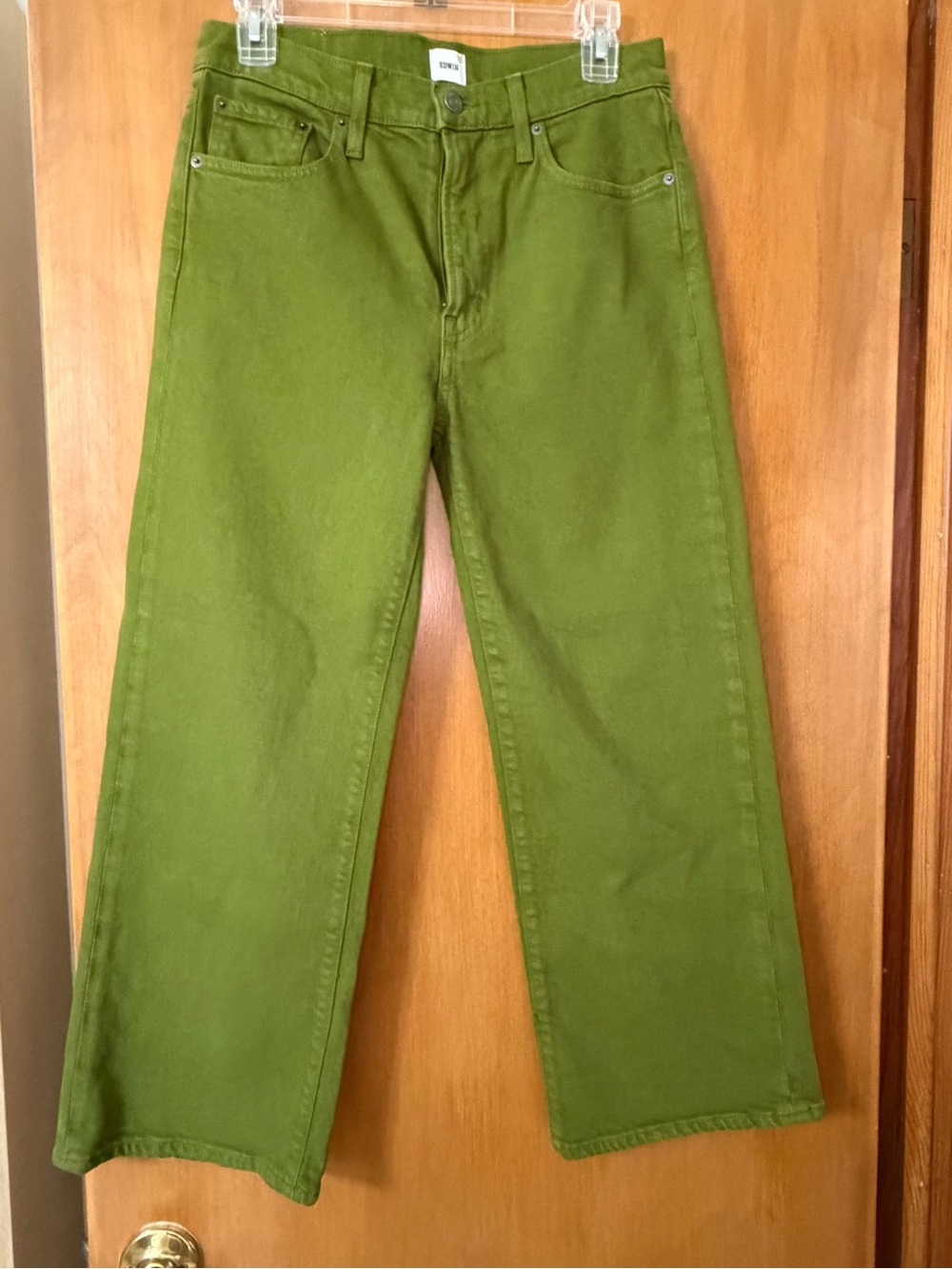 NEW EDWIN Marli Wide Leg Green Jeans
